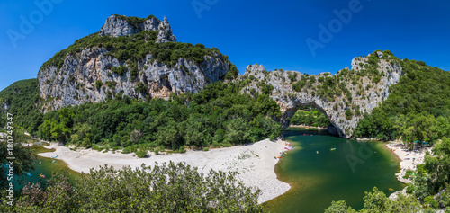 Kayak in Ardeche, France photo