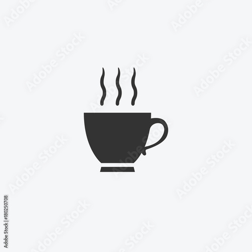 Icon graphic growth chart, notepad. Black and white pictogram for web design. Vector flat illustrations, logo