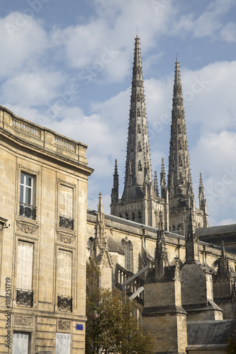 Spires of Cathedral Church  Bordeaux © kevers