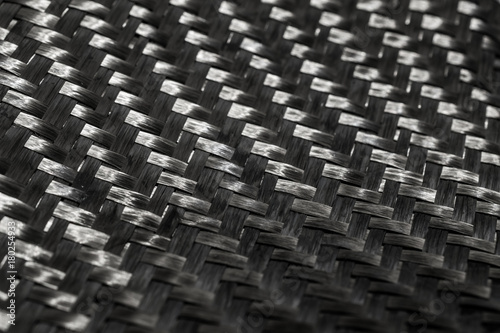 Carbon fiber raw composite texture close up