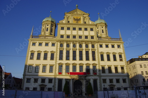 夕暮れのアウグスブルク