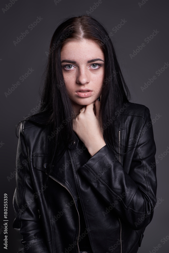 Stylish girl background isolated Stylish girl background isolated