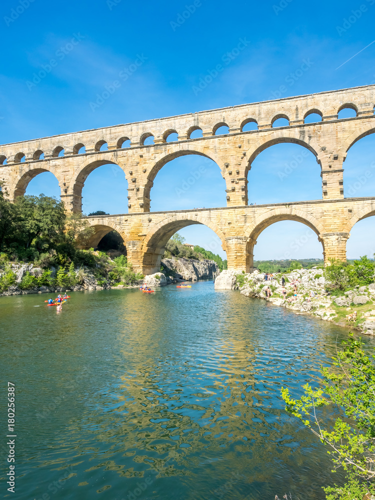 Pont du Gard in Nimes, France