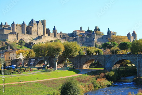 Château et remparts de la cite de 
Carcassonne, France