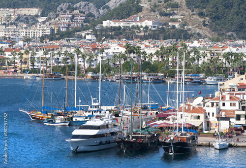 Turkey's Marmaris Resort Town Yachts