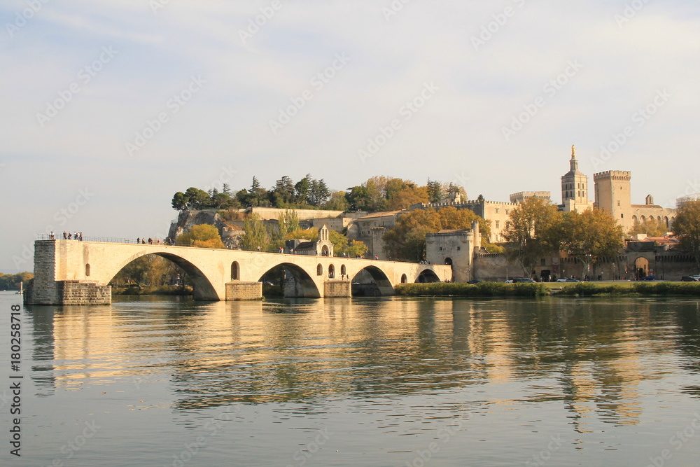 Avignon, cité des papes dans le Vaucluse, France
