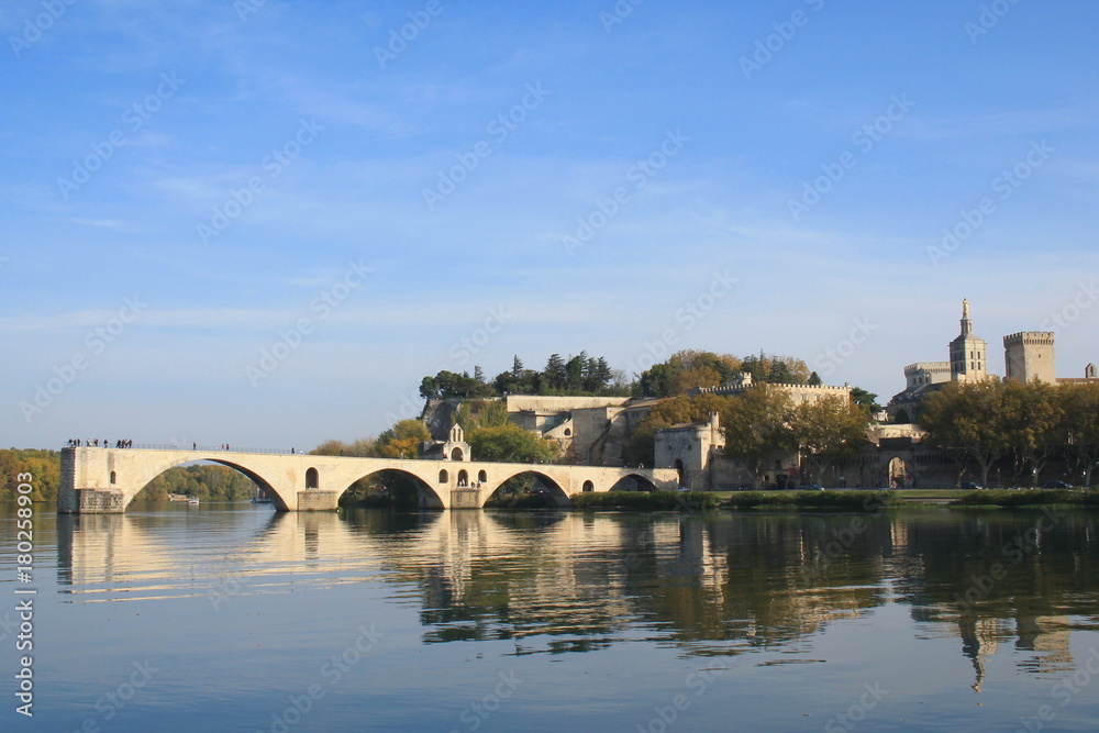 Avignon, cité des papes dans le Vaucluse, France
