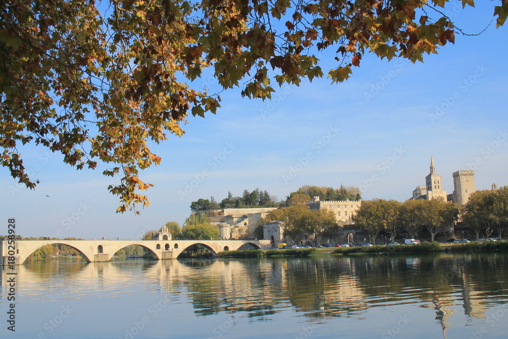 Avignon, cité des papes dans le Vaucluse, France
