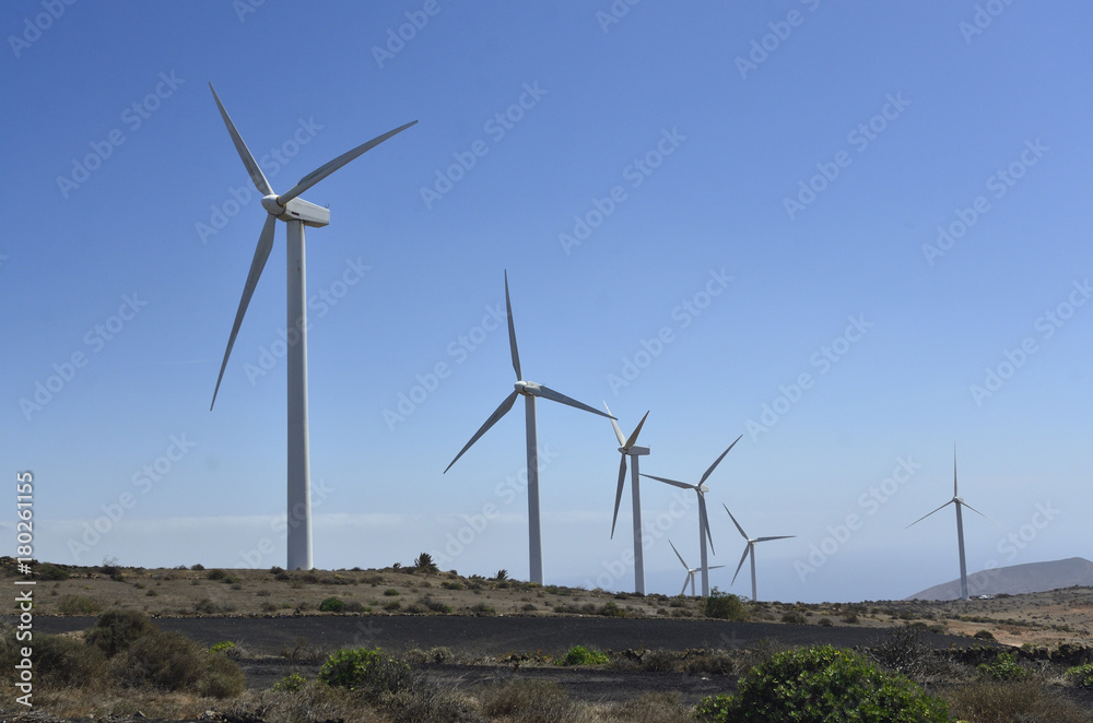 Windkraftanlage Parque Eolico auf Lanzarote Windkraftanlage Parque Eolico auf Lanzarote
