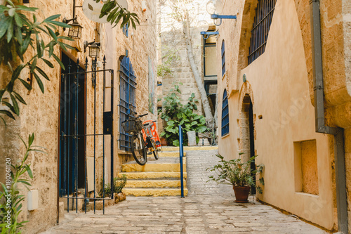 Valokuva Street architecture in old jaffa in israel