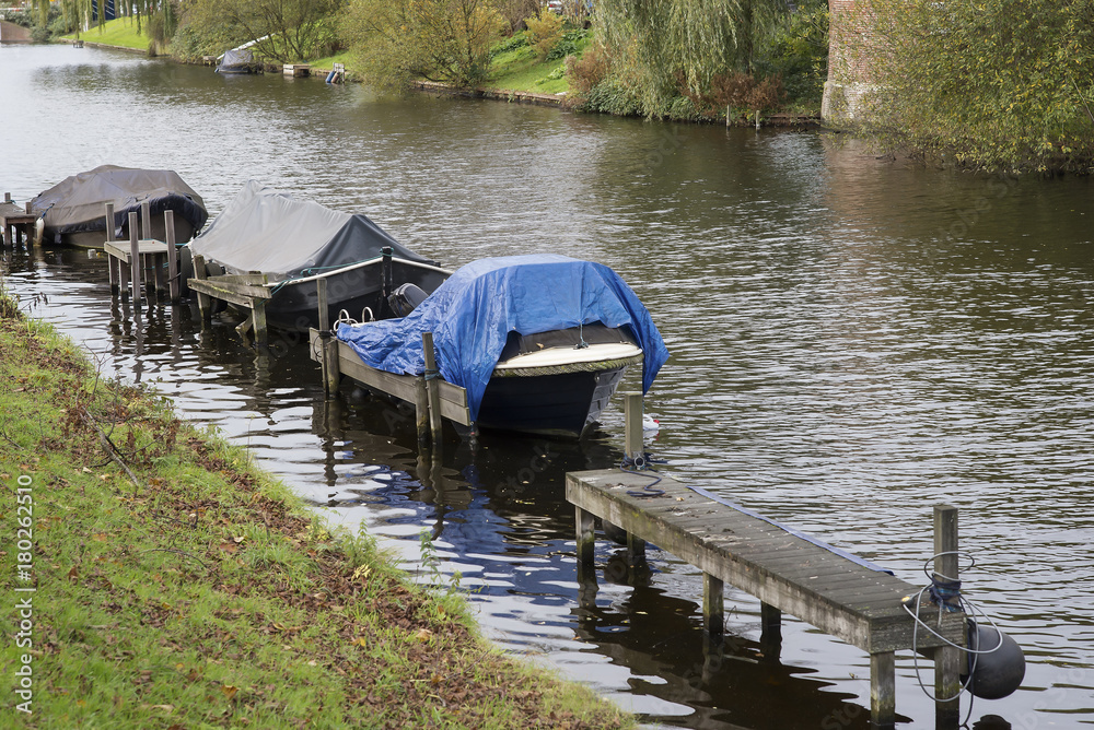 Obraz premium canal boats