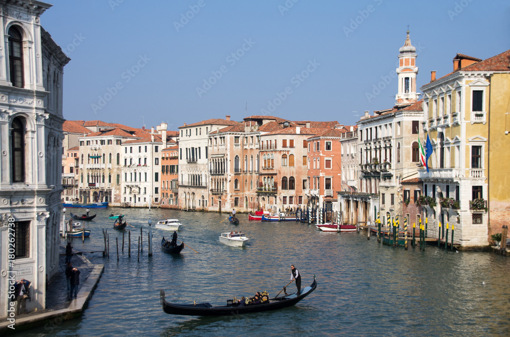 Kurzurlaub im schönen Venedig:  Blick auf den Canale Grande