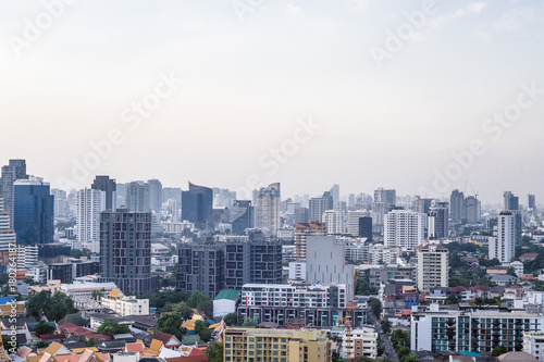 10 November, 2017: City buildings at Ekamai Bangkok Thailand