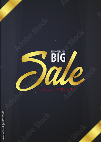 Sale poster or Flyer design. Discount background for the online store, shop, promotional leaflet, poster, banner. Vector illustration.