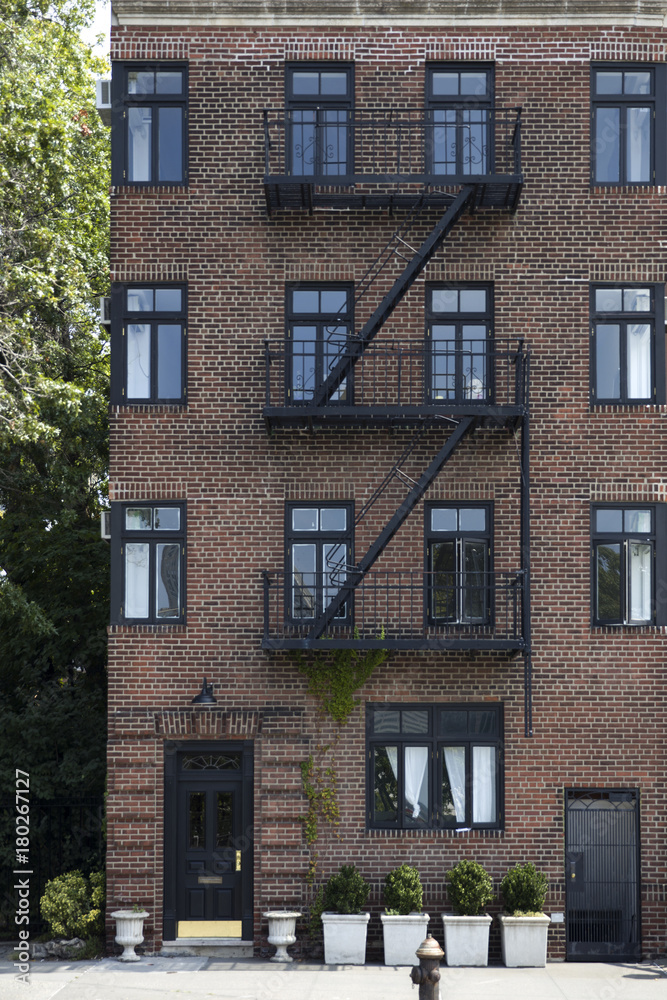 Traditional New York buildings