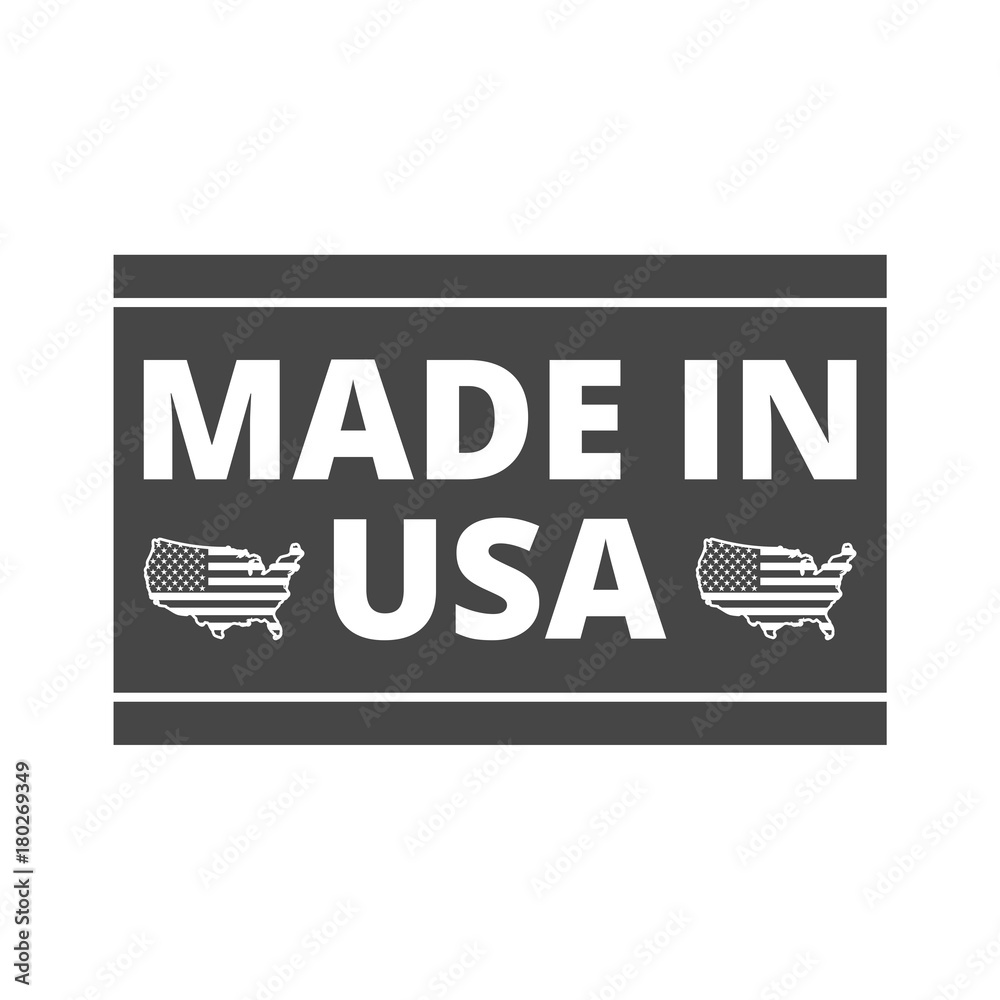 Fototapeta premium Made in USA - Vector illustration