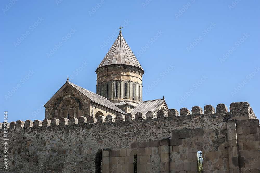 Georgia, the first capital of Mtskheta. The cathedral patriarchal cathedral of all Georgia Svetitskhoveli, a monument of the World Heritage of Humanity.