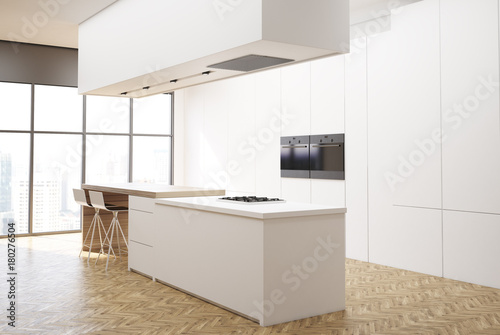 Luxury white kitchen corner