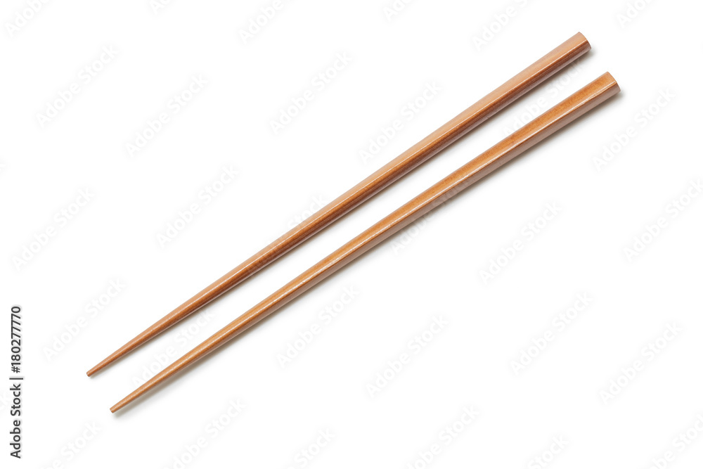 Wooden Chopsticks isolated on white background. Asian Food Chopsticks Wooden Chopsticks isolated on white background. Asian Food Chopsticks