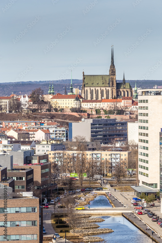 Fototapeta premium Cathedral of St Peter and Paul-Brno,Czech Republic