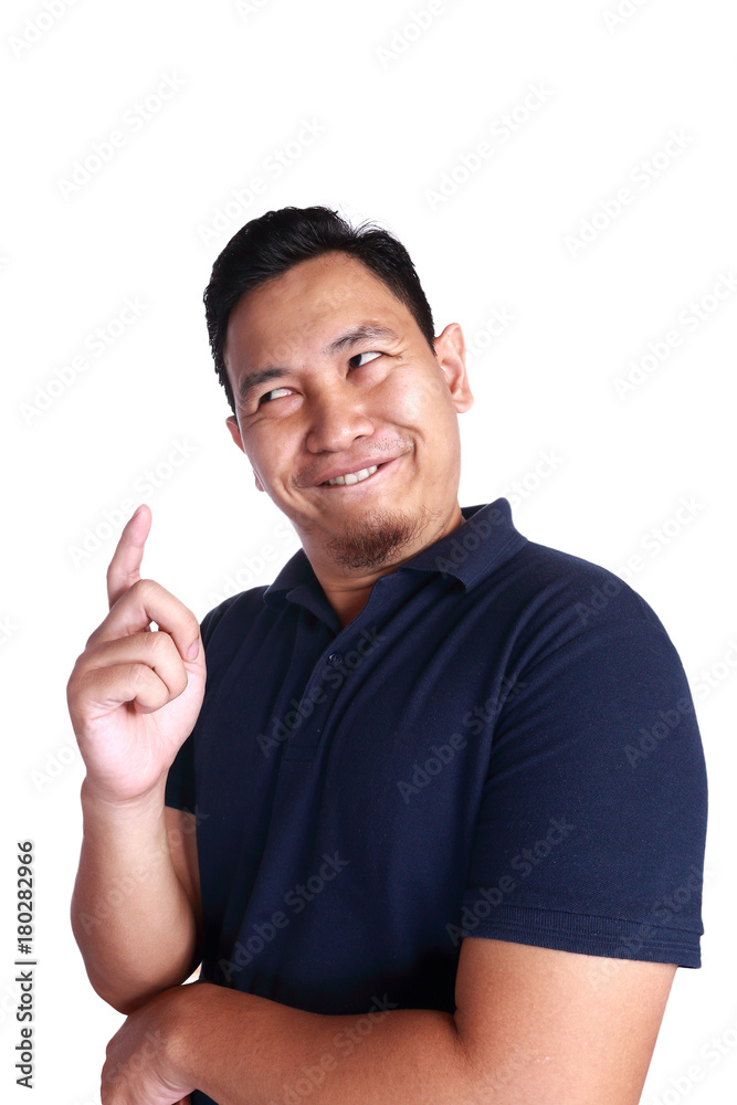 Funny Asian Man Thinking Funny Asian Man Thinking