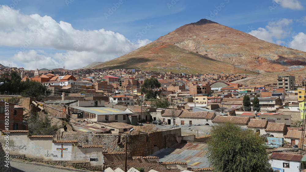 Cerro Rico en Potosí, Bolivia