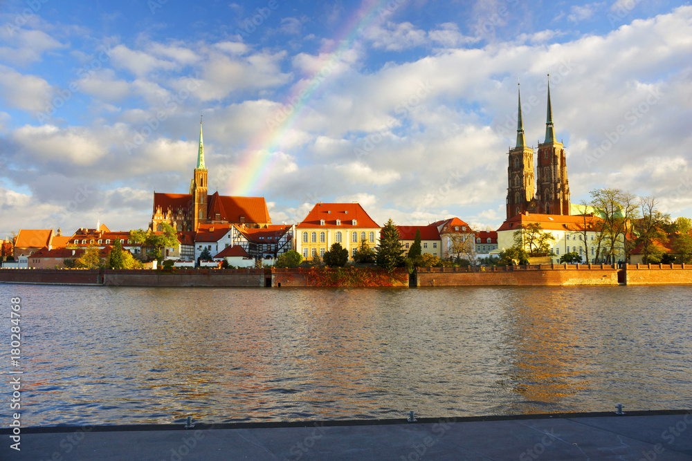 Obraz premium ancient temples Wroclaw