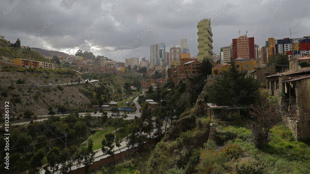 Obraz premium La Paz, Bolivia