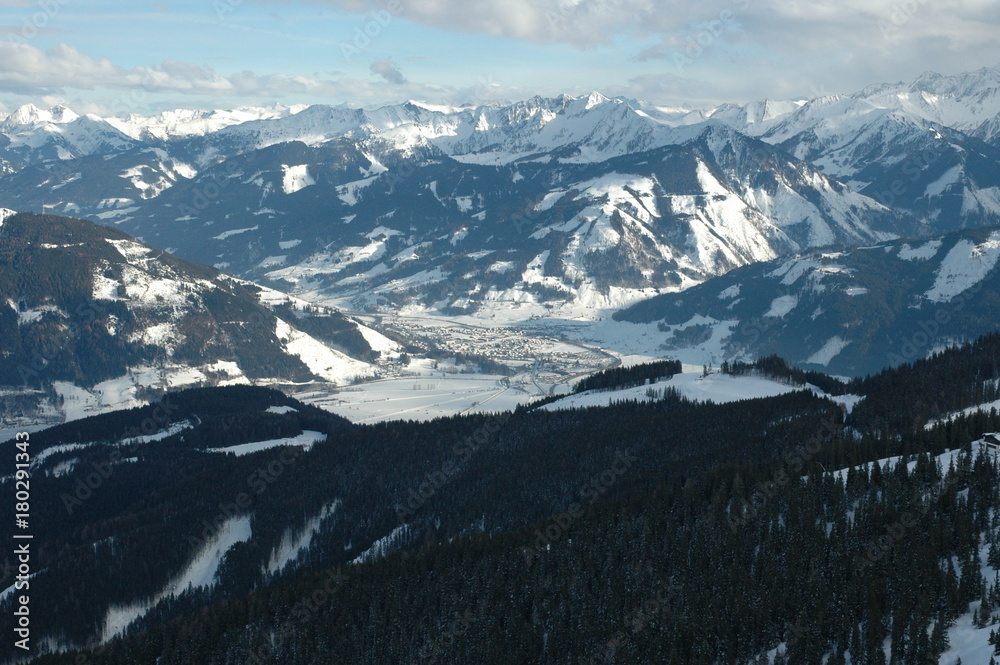 Winter mountains. Tyrol, Austria Winter mountains. Tyrol, Austria