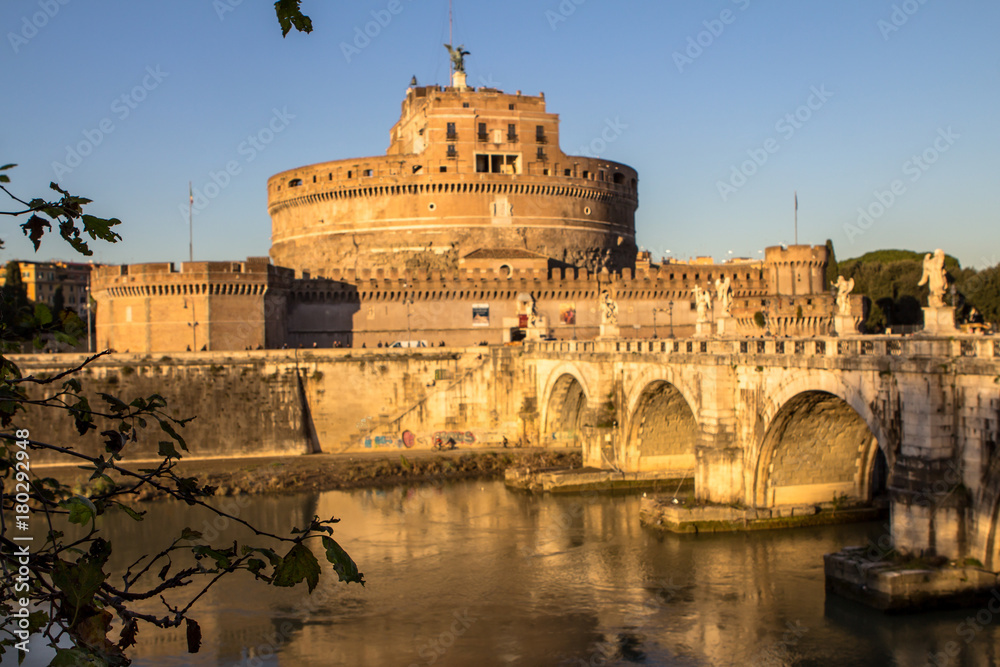 Sant' Angelo Bridge and Sant' Angelo Castel, Rome