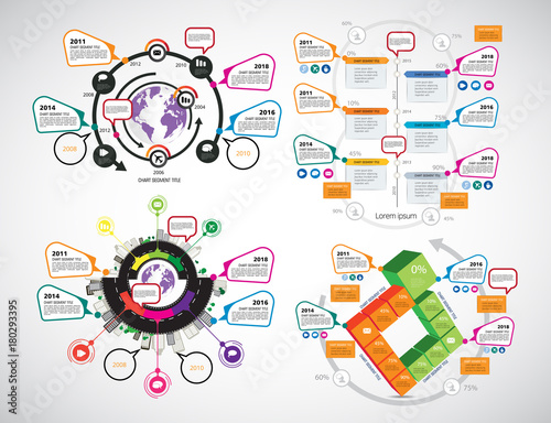 Business infographics layout photo