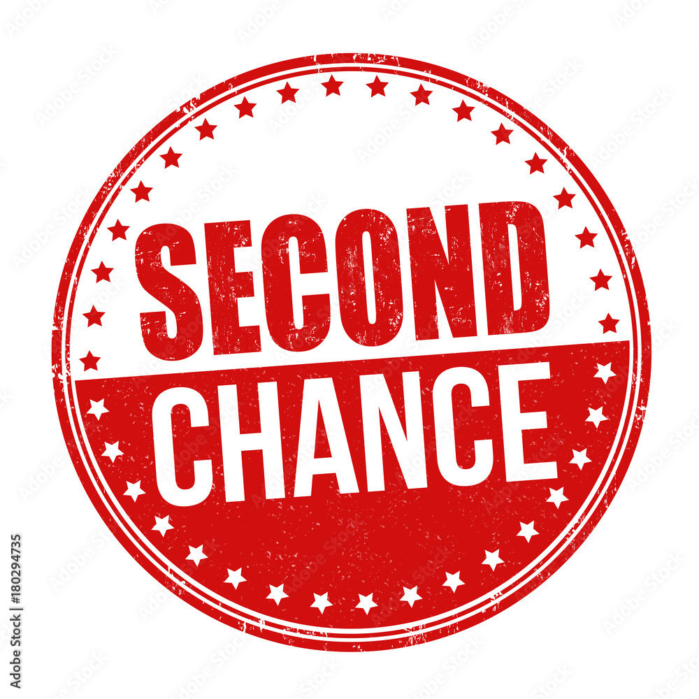 Second chance grunge rubber stamp Second chance grunge rubber stamp
