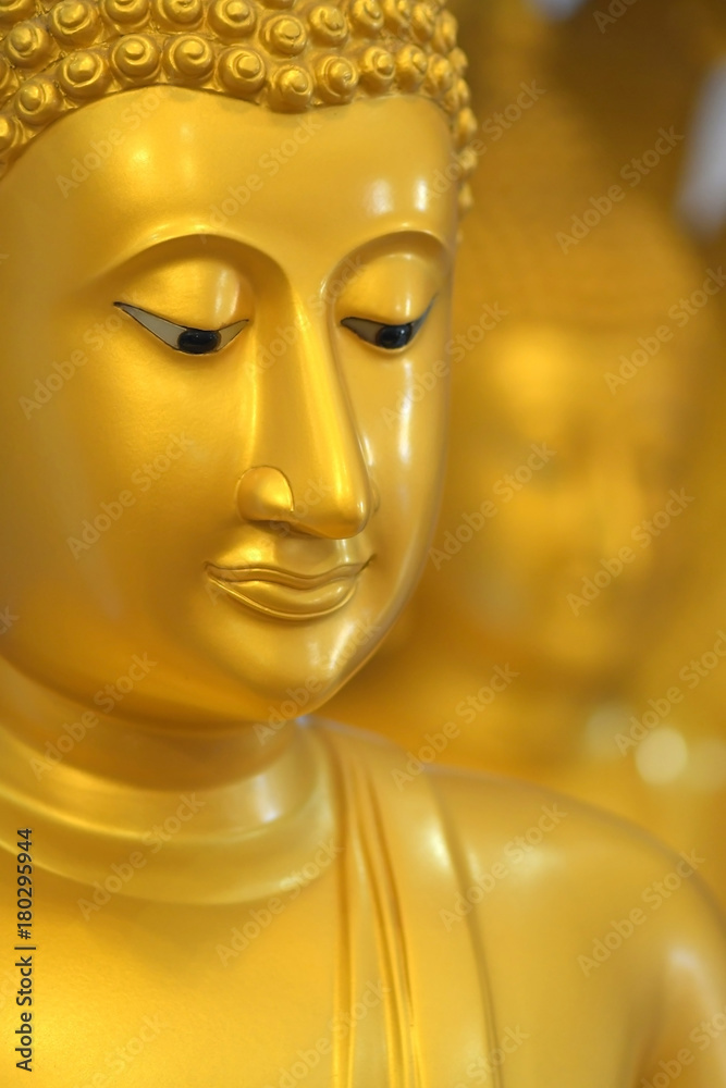 The face of Buddha The face of Buddha