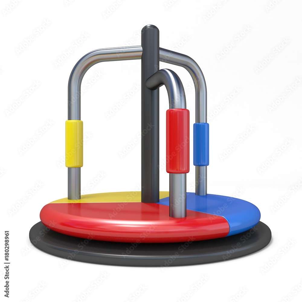 Children carousel outdoor toy 3D Children carousel outdoor toy 3D