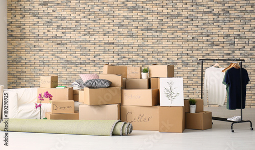 Carton boxes with stuff in ...