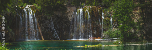 Serene Hanging Lake Waterfalls photo