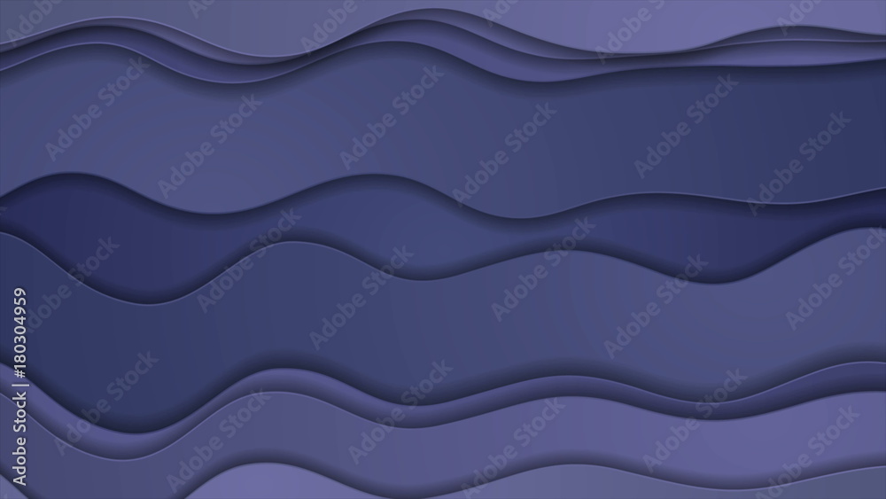 Blue and purple abstract wavy background