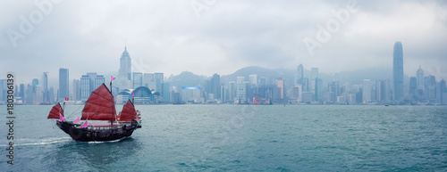 hong kong traditional sailboat