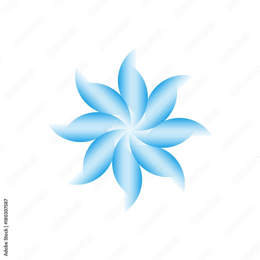 Abstract flower logo icon design vector illustration for shop, boutique, hotel, etc Abstract flower logo icon design vector illustration for shop, boutique, hotel, etc