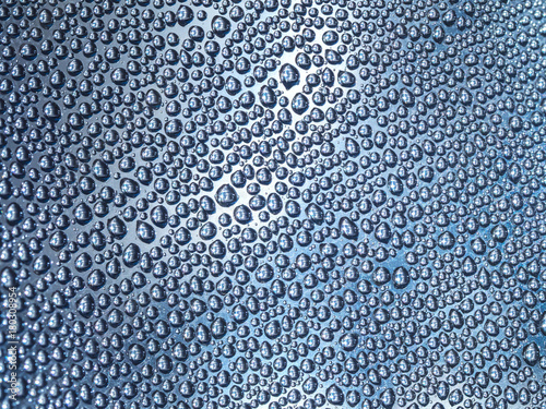 abstract background water drops on the surface with full of droplets  Blurry perspective