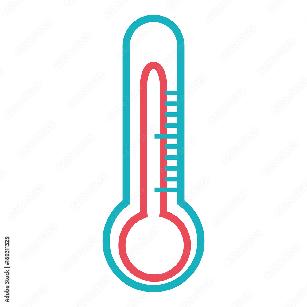 thermometer icon over white background vector illustration thermometer icon over white background vector illustration