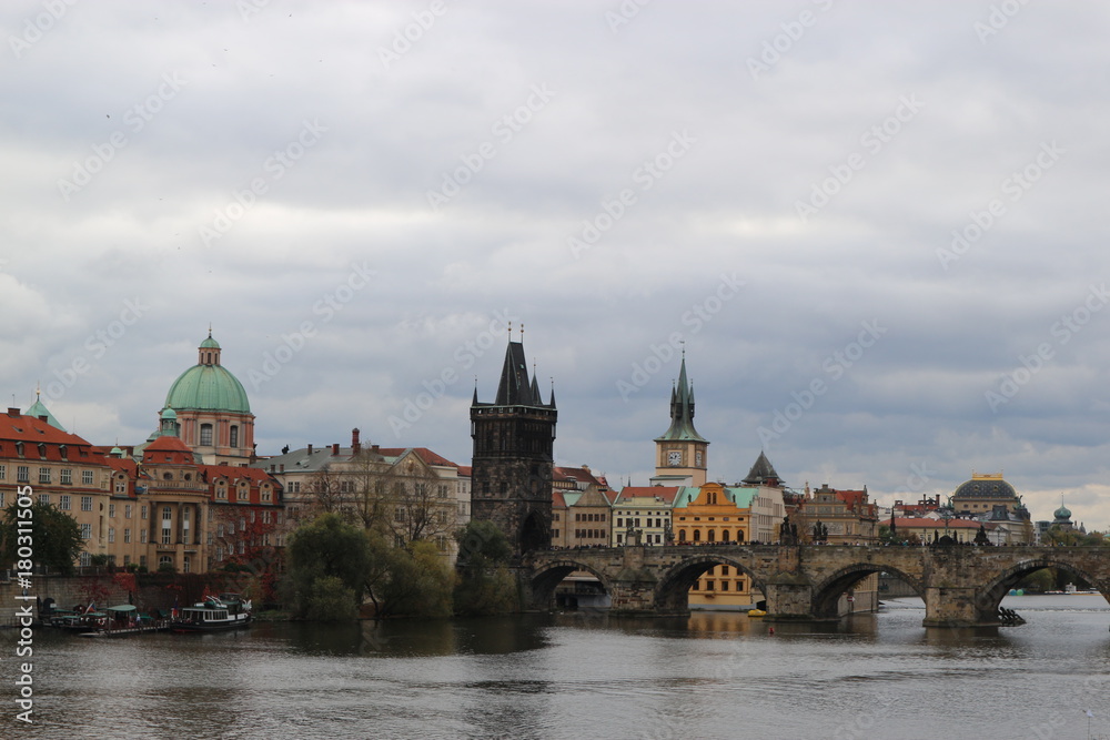 Naklejka premium charles bridge