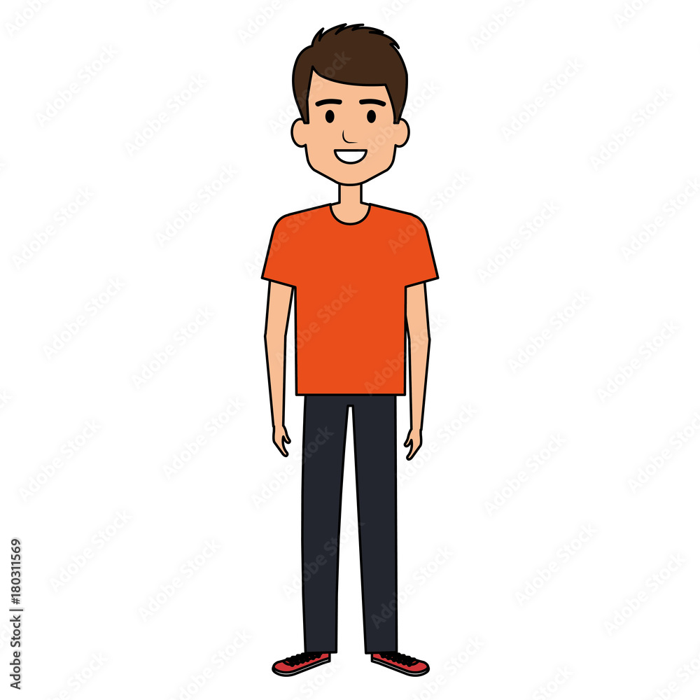 young man avatar character vector illustration design young man avatar character vector illustration design