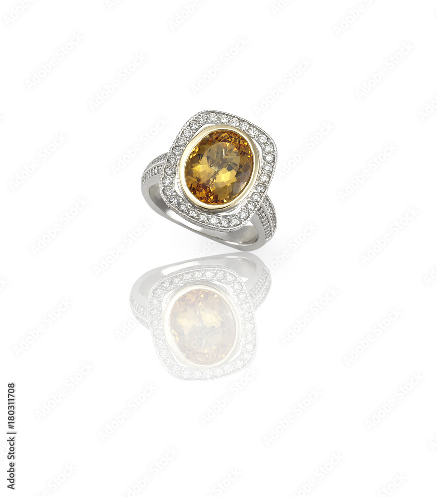 yellow diamond colored engagement ring topaz citrine yellow diamond colored engagement ring topaz citrine