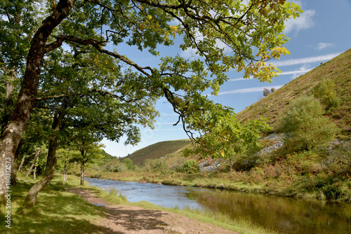 Path in Doone Valley  Exmoor  North Devon