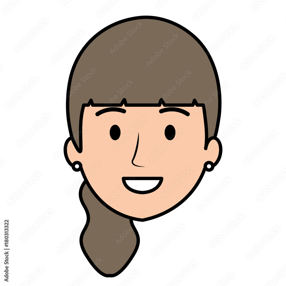 beautiful woman head avatar character vector illustration design beautiful woman head avatar character vector illustration design