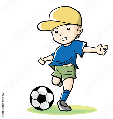 少年サッカー・シュート