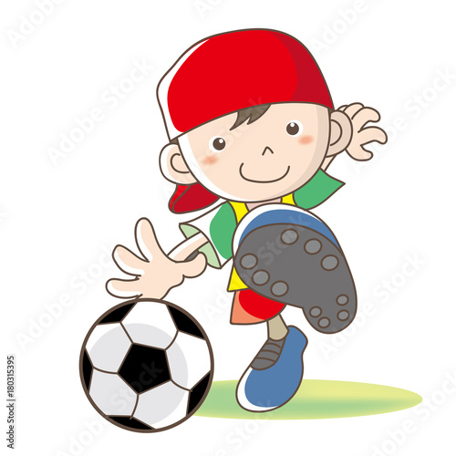 子どもサッカー・キック