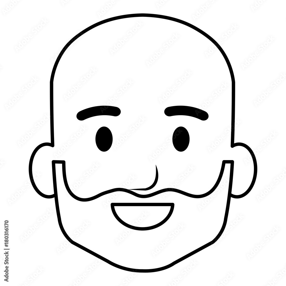 young man head avatar character vector illustration design young man head avatar character vector illustration design