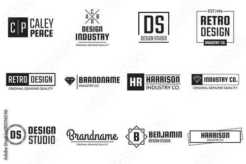 Minimal Vector Logo for banner